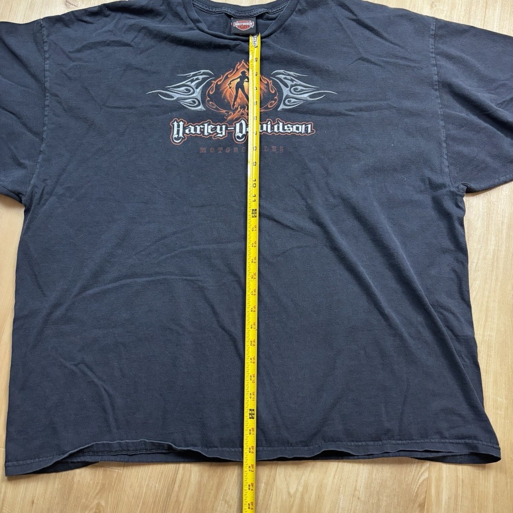 Harley Davidson Men's Woman In Spade Shirt Size 3XL Motorcycle Black Graphic - Picture 6 of 9